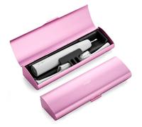 Oralphi porta spazzolino elettrico da viaggio per Oral B/Oral-B Pro/iO/Philips Sonicare 5300 3100 e la maggior parte degli altri marchi di spazzolini,custodia spazzolino elettrico in alluminio,rosa