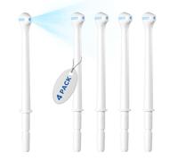 Oralphi Testine di ricambio per Waterpik, Gentle Mist Tech per gengive sensibili, punte di ricambio per Waterpik Water Flosser, spray largo 70° per una pulizia profonda efficiente (4 punte di nebbia)