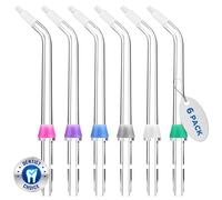 Oralphi Testine di ricambio per Waterpik, punte di ricambio per idropulsore Waterpik, adatte per accessori Waterpik, punte di ricambio, per OD-100E (6 punte ortodontiche)