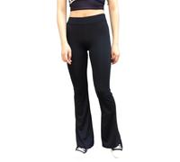 ORANDESIGNE Leggings da Donna Verticali a Righe Elasticizzati a Strisce Sottili Elasticizzati Sottili per Yoga Corsa Fitness Tempo Libero C Noir S
