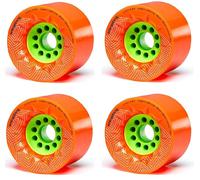 Orangatang Caguama Set 2 Ruote Longboard 85mm 80A Arancione 4 Pezzi