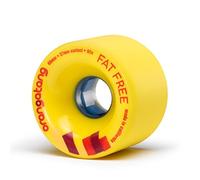 Orangatang Fat Free 65 mm Freeride Longboard Skateboard Wheels (Set of 4)