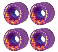 Orangatang Fat Free Ruote Longboard 65 mm 83A Lilla Set 4 Pezzi