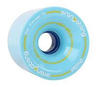 Orangatang - Rotelle per longboard 4President, 70 mm, 77A, blu