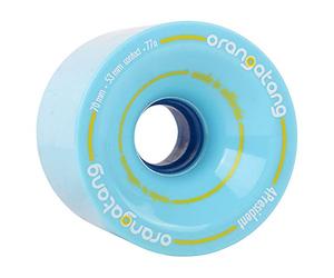 Orangatang - Rotelle per longboard 4President, 70 mm, 77A, blu