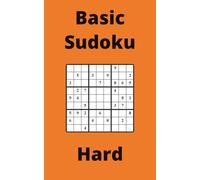 Orange Basic Sudoku Book, 9x9 Puzzles, 100 Pages, 5x8, Hard