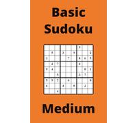 Orange Basic Sudoku Book, 9x9 Puzzles, 150 Pages, 5x8, Medium
