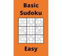 Orange Basic Sudoku Book, 9x9 Puzzles, 250 Pages, 5x8, Easy