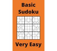Orange Basic Sudoku Book, 9x9 Puzzles, 250 Pages, 5x8, Very Easy
