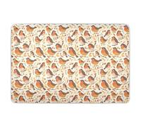 Orange Birds - Tappetini per pannolini riutilizzabili semplici e extra grandi, resistenti all'acqua, per cambiare il letto, per bambini, adulti, animali domestici, 132,1 x 86,4 cm (lunghezza x