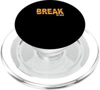 Orange Break The Mold Orange Graphic PopSockets PopGrip per MagSafe