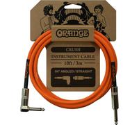 Orange Crush 10ft Instrument Cable, Angled to Straight