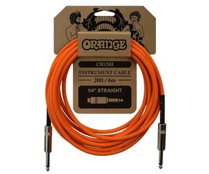 Orange CA036 CRUSH Instrument Cable Jack a Jack Mono Dritto 6.3mm da 6mt