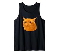 Orange Cat Funny Crying Cat Meme Hilarious Weird Cat Face Canotta