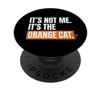 Orange Cat Mamma Non sono io, è il gatto arancione PopSockets PopGrip Adesivo
