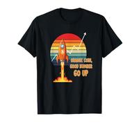 Orange Coin Number Go Up tendenza rialzista crypto hype bitcoin Maglietta