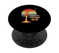 Orange Coin Number Go Up tendenza rialzista crypto hype bitcoin PopSockets PopGrip Adesivo