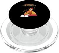 Orange Coin Number Go Up tendenza rialzista crypto hype bitcoin PopSockets PopGrip per MagSafe