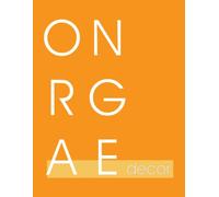 Orange Decor: Bright Beautiful Minimalist Home Decor Book | For Interior Design, Book Stacking, Journaling and Guestbooks