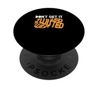 Orange Don't Get It Twisted Orange Graphic PopSockets PopGrip Adesivo