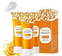 Orange Exfoliating Gel Lf16-35, Gel Esfoliante Purificante - Detergente Peeling Delicato per Viso E Corpo, Scrub Efficace per Una Pelle Radiosa Con Formula a Bolle D'arancia(3pcs)