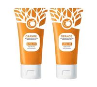 Orange Exfoliating Gel Scrub Viso Idratante e Purificante con Enzimi d'Arancia Gel Sbiancante Arancione Brillante Nutre Pulizia Profonda Idratazione Viso