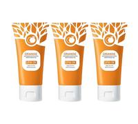 Orange Exfoliating Gel Scrub Viso Idratante e Purificante con Enzimi d'Arancia Gel Sbiancante Arancione Brillante Nutre Pulizia Profonda Idratazione Viso