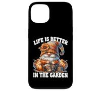 Orange Fall Gnome Grandpa Life Is Better In The Garden Custodia per iPhone 13