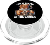Orange Fall Gnome Grandpa Life Is Better In The Garden PopSockets PopGrip per MagSafe