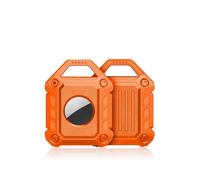 (orange) For Apple AirTag Protective Case TPU Cover Air Tag Tracker Loop Holder Key NEW