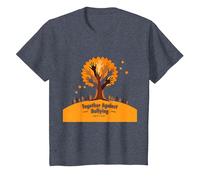 Orange for Unity: Ispirare Lo Spirito di comunità Maglietta, Bambini, Pervinca, 2 Anni