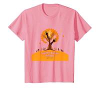 Orange for Unity: Ispirare Lo Spirito di comunità Maglietta, Bambini, Rosa, 2 Anni