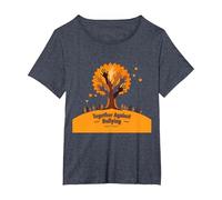 Orange for Unity: Ispirare Lo Spirito di comunità Maglietta, Donna Plus-Size, Pervinca, 6X