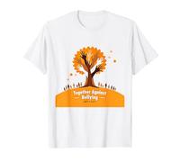 Orange for Unity: Ispirare Lo Spirito di comunità Maglietta, Uomo, Bianco, 6XL