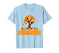 Orange for Unity: Ispirare Lo Spirito di comunità Maglietta, Uomo, Celeste, L