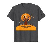Orange for Unity: Ispirare Lo Spirito di comunità Maglietta, Uomo, Grigio Scuro, L