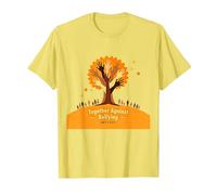 Orange for Unity: Ispirare Lo Spirito di comunità Maglietta, Uomo, Limone, L