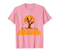 Orange for Unity: Ispirare Lo Spirito di comunità Maglietta, Uomo, Rosa, L