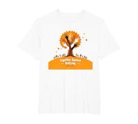 Orange for Unity: Ispirare Lo Spirito di comunità Maglietta, Uomo Taglie Grandi, Bianco, 6X Tall