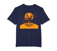 Orange for Unity: Ispirare Lo Spirito di comunità Maglietta, Uomo Taglie Grandi, Navy, 6X Tall