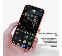 (Orange) iPhone 14 Pro MagSafe Compatible Liquid Silicone Case with Protective Cover and Soft Touch Finish