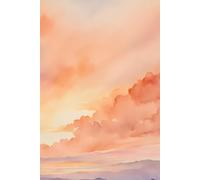 Orange Journal Notebook - Pastel Color Journal - Notebook Journal for Her - Blank Notebook for Girls - Pastel Notebook: 120 Lined Pages at 6 x 9 Inches