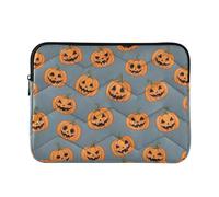 Orange Lantern Pumpkins - Custodia per computer portatile gonfia per computer portatile, estetica, universale, da donna, per computer da 13 pollici, media