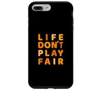 Orange Life Don't Play Fair Orange Graphic Custodia per iPhone 7 Plus/8 Plus