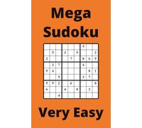 Orange Mega Sudoku Book, 9x9 Puzzles, 200 Pages, 5x8, Very Easy