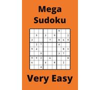 Orange Mega Sudoku Book, 9x9 Puzzles, 250 Pages, 5x8, Very Easy