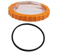 Orange Nut P07018 - Coperchio pre-filtro per O-Ring per pompa filtro a sabbia modelli 58486 58497 58499, compatibile per unità dal 2023 in poi, include guarnizione P6563 e coperchio trasparente