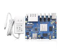 Orange Pi 5 Plus 4GB/8GB/16GB LPDDR4/4x Rockchip RK3588 8-Core 64-bit Single Board Computer con presa eMMC, scheda di sviluppo arancione Pi/Linux/Ubuntu/Debian/Android OS (16 GB + alimentatore)