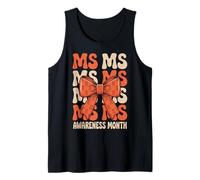 Orange Ribbon MS Multiple Sclerosis Awareness Women Canotta
