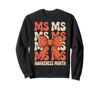 Orange Ribbon MS Multiple Sclerosis Awareness Women Felpa